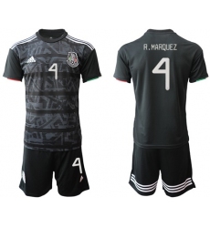 Mexico #4 R.Marquez Home Soccer Country Jersey