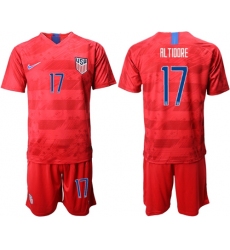USA #17 Altidore Away Soccer Country Jersey