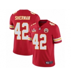 Women's Kansas City Chiefs #42 Anthony Sherman Red 2021 Super Bowl LV Jersey