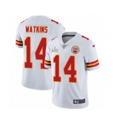 Youth Kansas City Chiefs #14 Sammy Watkins White 2021 Super Bowl LV Jersey