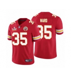 Youth Kansas City Chiefs #35 Charvarius Ward Red 2021 Super Bowl LV Jersey