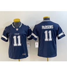 Women's Dallas Cowboys #11 Micah Parsons Navy 2023 F.U.S.E. Limited Stitched Jersey