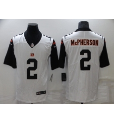 Men's Cincinnati Bengals #2 Evan McPherson Nike White Limited Player Jersey