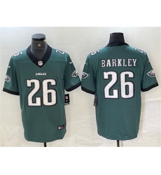 Men's Philadelphia Eagles #26 Saquon Barkley Green 2024 New Vapor Untouchable Limited Football Stitched Jersey