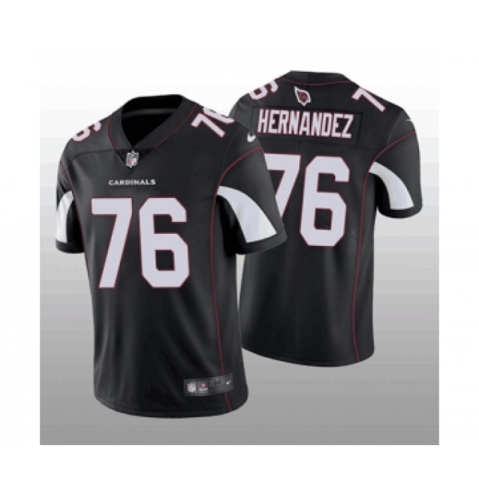Men's Arizona Cardinals #76 Will Hernandez Black Vapor Untouchable Stitched Football Jersey
