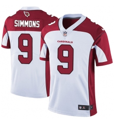 Men's Nike Arizona Cardinals #9 Isaiah Simmons White Stitched NFL Vapor Untouchable Limited Jersey