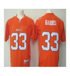 CFL BC Lions #33 Andrew Harris Orange Jersey