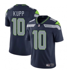 Men's Seattle Seahawks #10 Cooper Kupp Navy 2025 Vapor Limited Football Stitched Jersey