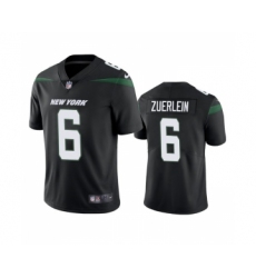 Men's New York Jets #6 Greg Zuerlein Black Vapor Untouchable Limited Stitched Jersey