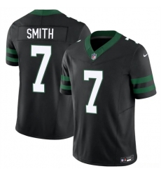 Men's New York Jets #7 Geno Smith Black 2025 F.U.S.E. Vapor Untouchable Limited Stitched Jersey