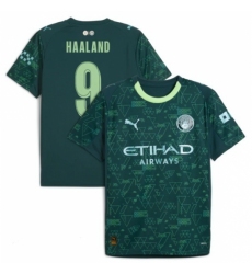 Haaland Manchester city  jerseys Green