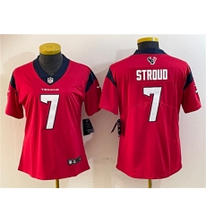 Women's Houston Texans #7 C.J. Stroud Red Vapor Untouchable Limited Stitched Jersey
