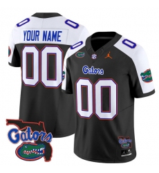 Men's Florida Gators ACTIVE PLAYER Custom Black Alternate 2024 F.U.S.E. Florida Patch Vapor Limited Stitched Jersey