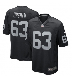 Men's Las Vegas Raiders #63 Gene Upshaw Black Vapor Football Stitched Jersey