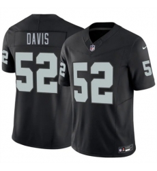 Men's Las Vegas Raiders #52 Jamin Davis Black 2026 F.U.S.E. Vapor Untouchable Limited Football Stitched Jersey