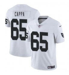 Men's Las Vegas Raiders #65 Alex Cappa White 2025 Vapor Football Stitched Jersey