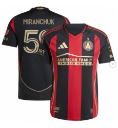 Men's Atlanta United FC Aleksei Miranchuk adidas Black 2025 The Connector Authentic Player Jersey