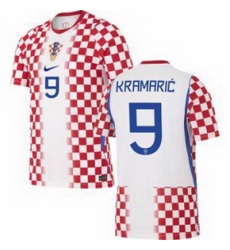 Men 9 Croatia Andrej Kramaric Away Replica World Cup 1