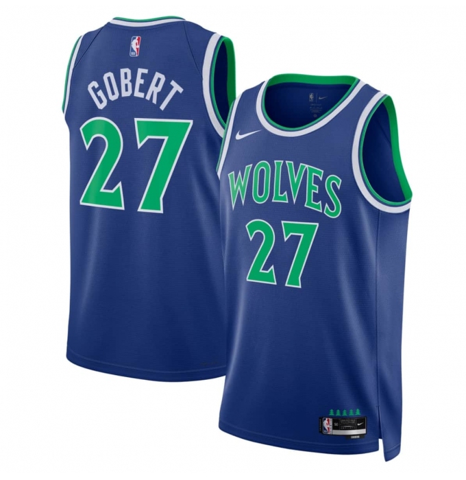 Men's Minnesota Timberwolves #27 Rudy Gobert Blue 2026-27 Icon Swingman Edition Stitched Basketball Jersey