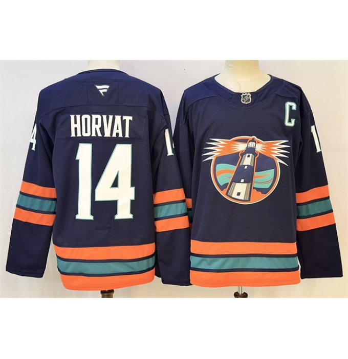 Men's New York Islanders #14 Bo Horvat Navy 2026 With C Stitched Hockey Jersey