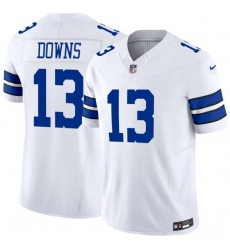 Women's Dallas Cowboys #13 Caleb Downs White 2026 Draft F.U.S.E Vapor Untouchable Limited Stitched Football Jersey