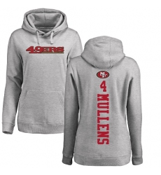 NFL Women's Nike Washington Redskins #20 Ha Clinton-Dix Ash Backer Pullover Hoodie