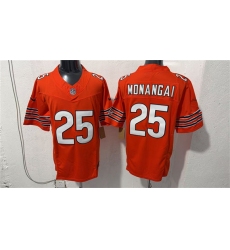 Men's Chicago Bears #25 Kyle Monangai Orange 2026 F.U.S.E. Vapor Untouchable Limited Football Stitched Jersey