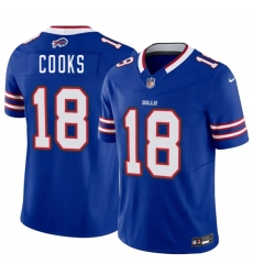 Men's Buffalo Bills #18 Brandin Cooks Blue 2025 F.U.S.E. Vapor Untouchable Limited Football Stitched Jersey