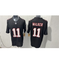 Men's Atlanta Falcons #11 Jalon Walker Black F.U.S.E. Vapor Untouchable Limited Football Stitched Jersey