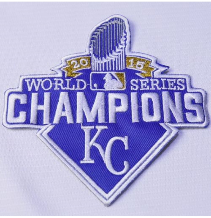 Stitched 2015 Kansas City Royals World Series Champions Jersey Patch