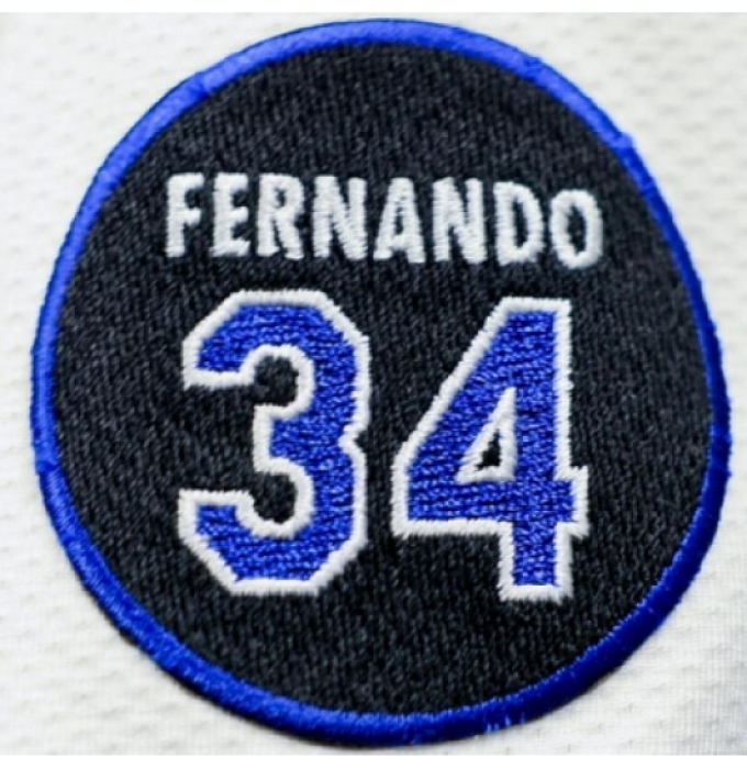 Dodgers Fernando Valenzuela patch Biaog