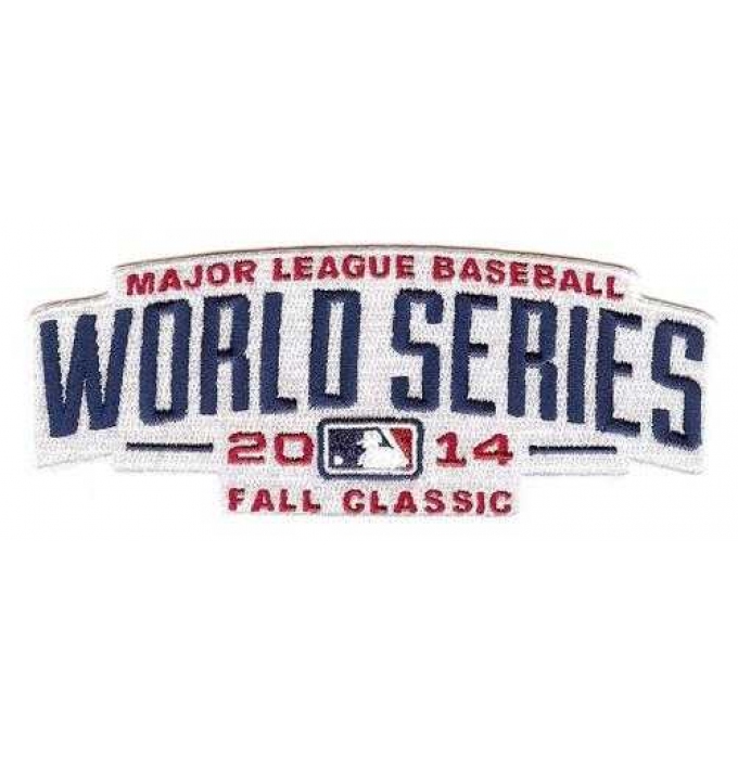 2014 Baseball World Series Logo Jersey Sleeve Patch (Kansas City Royals & San Francisco Giants)