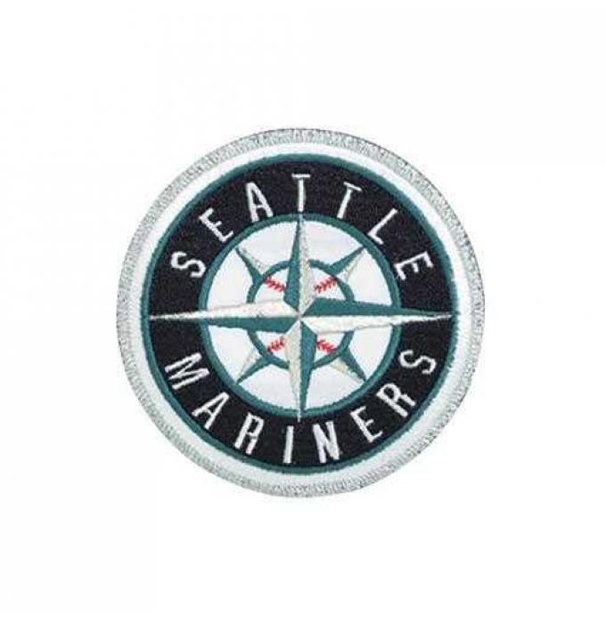 Stitched Baseball Seattle Mariners Home & Away Sleeve Jersey Patch