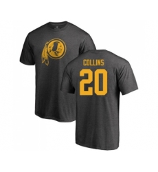 Football Washington Redskins #20 Landon Collins Ash One Color T-Shirt