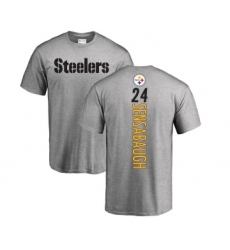 Football Pittsburgh Steelers #24 Coty Sensabaugh Ash Backer T-Shirt