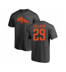 Football Denver Broncos #29 Bryce Callahan Navy Blue Name & Number Logo T-Shirt