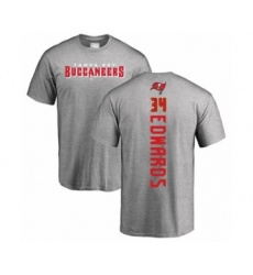 Football Tampa Bay Buccaneers #34 Mike Edwards Ash Backer T-Shirt