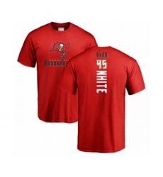 Football Tampa Bay Buccaneers #45 Devin White Red Backer T-Shirt