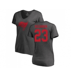 Football Women's Tampa Bay Buccaneers #23 Deone Bucannon Ash One Color T-Shirt