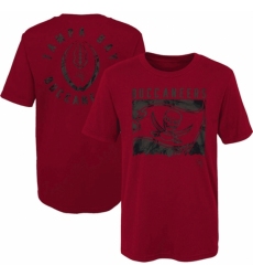 Men's Tampa Bay Buccaneers Red Preschool Liquid Camo Logo T Shirt