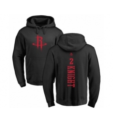 NBA Nike Houston Rockets #2 Brandon Knight Black One Color Backer Pullover Hoodie