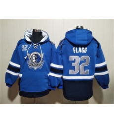 Men's Dallas Mavericks #32 Cooper Flagg Navy Ageless Must-Have Lace-Up Pullover Hoodie
