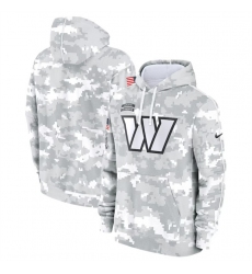Men's Washington Commanders 2024 Arctic Camo Salute To Service Club Fleece Pullover Hoodie