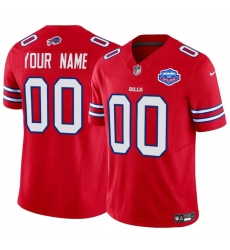Men's Buffalo Bills Active Player Custom Red 2025 F.U.S.E. With Farewell Patch Vapor Untouchable Limited Football Stitched Jersey