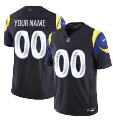 Youth Los Angeles Rams Active Player Custom Black 2025 F.U.S.E. “Rivalries” Vapor Limited Football Stitched Jersey