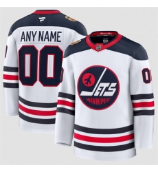 Men's Winnipeg Jets Custom White 2026 Home Stitched Hockey Jersey
