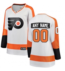 Women's Philadelphia Flyers Fanatics Branded White Away Breakaway Custom Jersey