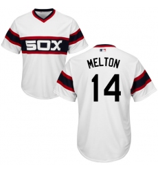 Youth Majestic Chicago White Sox #14 Bill Melton Authentic White 2013 Alternate Home Cool Base MLB Jersey