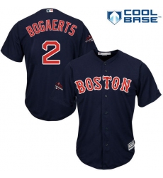 Youth Majestic Boston Red Sox #3 Babe Ruth Authentic Red Alternate Home Cool Base 2018 World Series Champions MLB Jersey