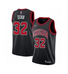 Youth Chicago Bulls #32 Kris Dunn Swingman Black Finished Basketball Jersey - Statement Edition
